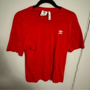 adidas Original’s Adicolor Trefoil Essentials Tee - Red